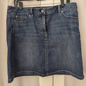 Denim Ann Taylor Skirt